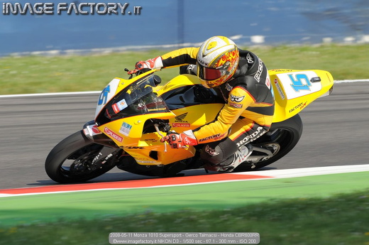 2008-05-11 Monza 1010 Supersport - Gerco Talmacsi - Honda CBR600RR